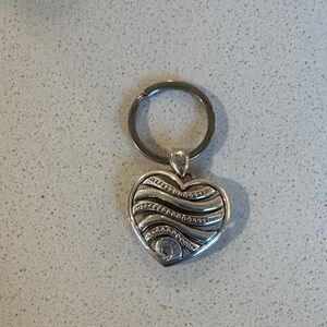 Silver Heart Keychain